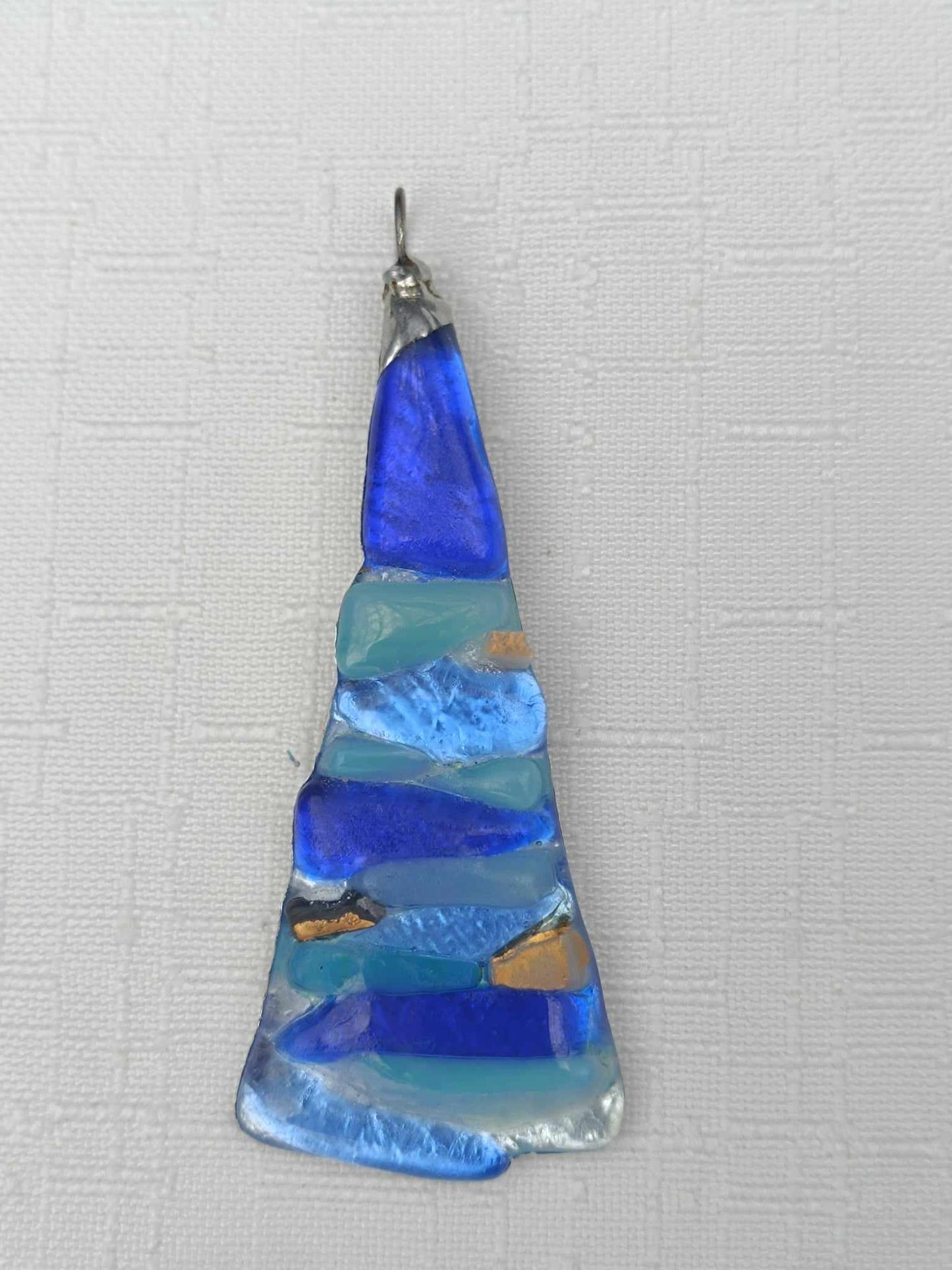 Letni wieczór nad jeziorem - wisior, zawieszka