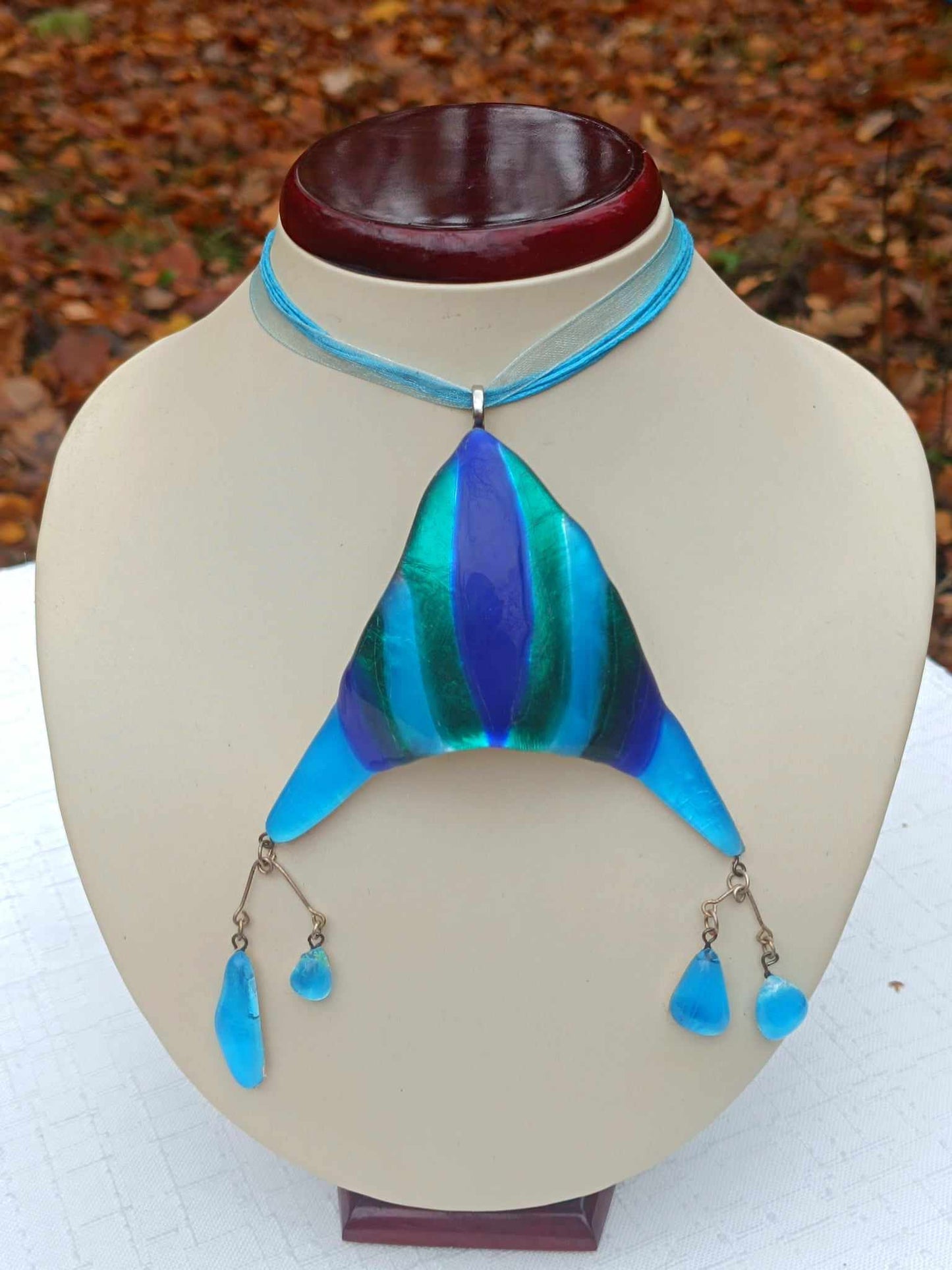 Kąpiel w lagunie - wisior, zawieszka