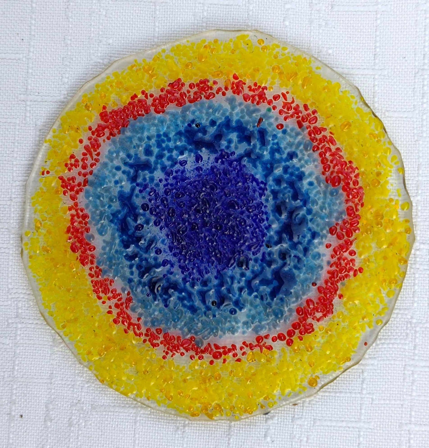 Podkładki pod kubki - słońce w jeziorze