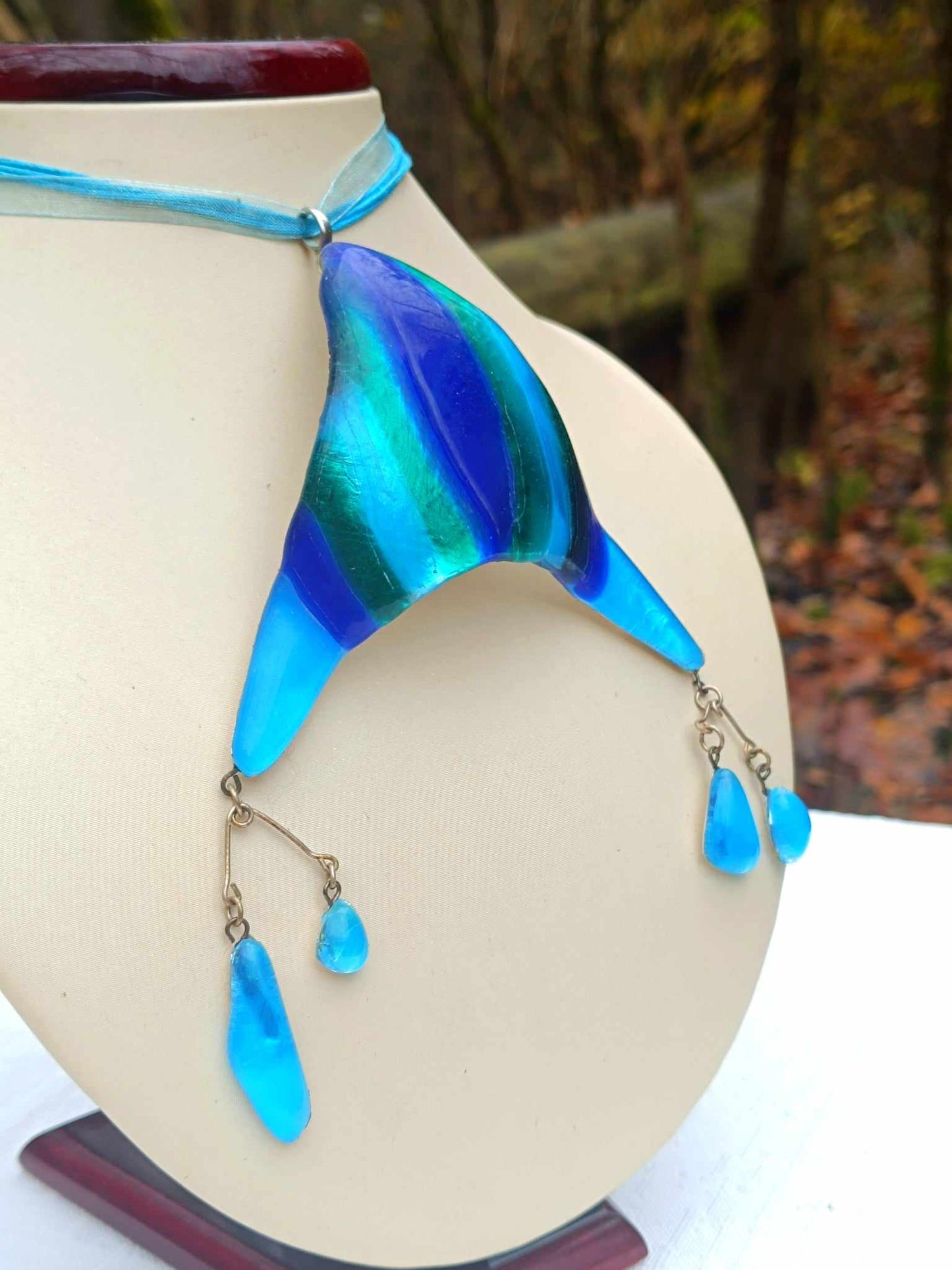 Kąpiel w lagunie - wisior, zawieszka