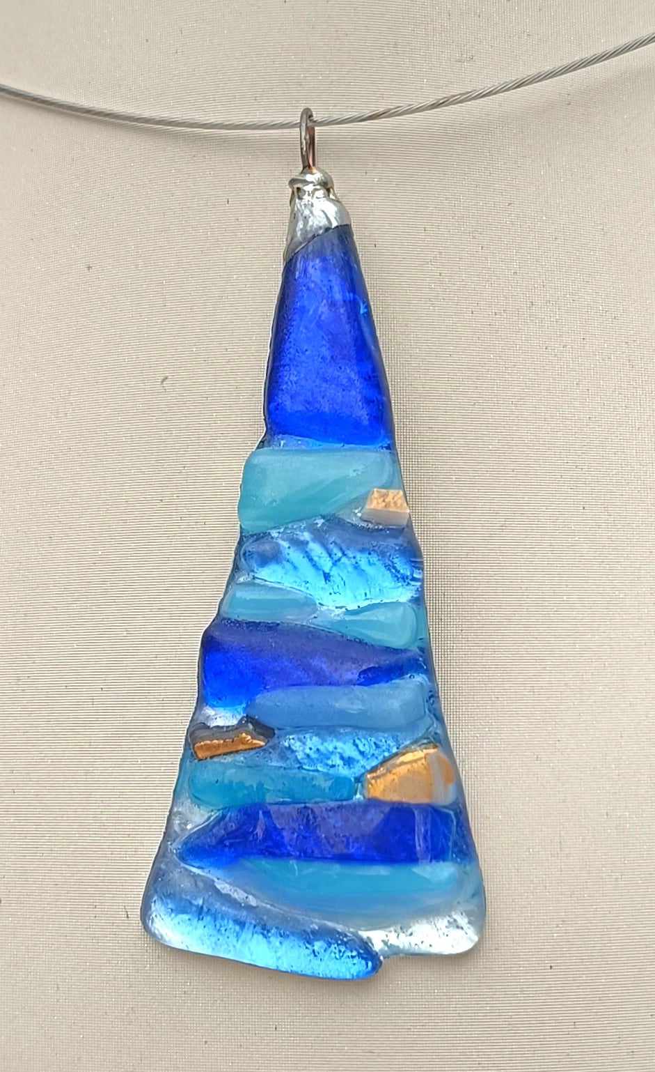 Letni wieczór nad jeziorem -  wisior, zawieszka